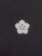Photo3: L0826Z Used Japanese women  Black MONTSUKI crests / Silk.    (Grade B) (3)