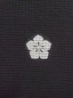 Photo3: L0826Z Used Japanese women  Black MONTSUKI crests / Silk.    (Grade B) (3)