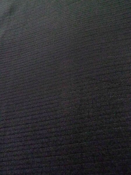 Photo8: L0827B Used Japanese women  Black MONTSUKI crests / Silk.    (Grade C) (8)