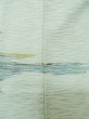 Photo5: L0907Q Used Japanese women Pale Light Blue HAORI short jacket / Silk. Abstract pattern   (Grade C) (5)