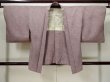 Photo1: L0907T Used Japanese women Pale Brown HAORI short jacket / Silk. Dapple pattern   (Grade C) (1)