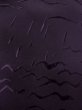 Photo8: L0907U Used Japanese women Dark Purple HAORI short jacket / Silk. Abstract pattern   (Grade D) (8)
