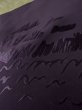 Photo9: L0907U Used Japanese women Dark Purple HAORI short jacket / Silk. Abstract pattern   (Grade D) (9)