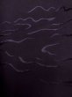 Photo7: L0907V Used Japanese women Dark Purple HAORI short jacket / Silk. Abstract pattern   (Grade D) (7)