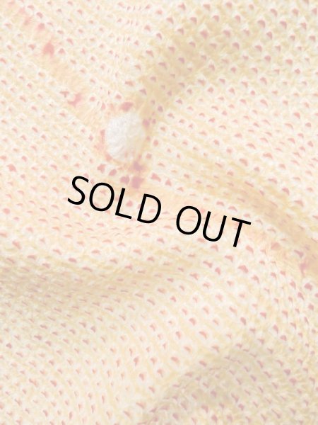 Photo10: Mint L0907V Used Japanese women Pale Red HAORI short jacket / Silk. Dapple pattern,   (Grade A) (10)