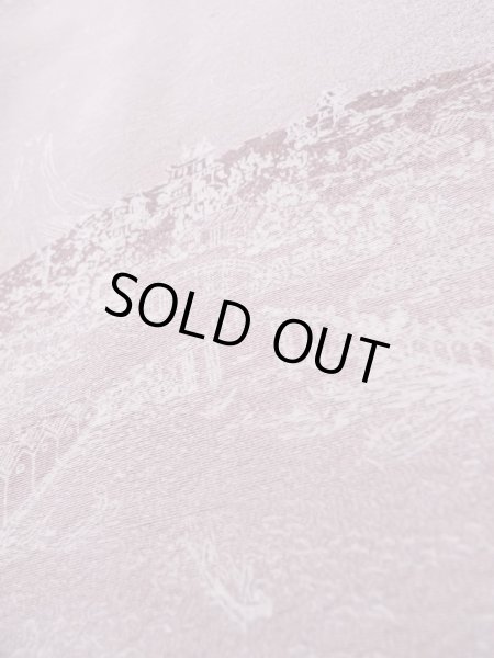 Photo9: L0907W Used Japanese women Pale Wisteria HAORI short jacket / Silk. House,   (Grade C) (9)