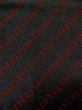 Photo6: L0908D Used Japanese women  Black HAORI short jacket / Silk. Dapple pattern   (Grade C) (6)