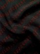 Photo9: L0908D Used Japanese women  Black HAORI short jacket / Silk. Dapple pattern   (Grade C) (9)