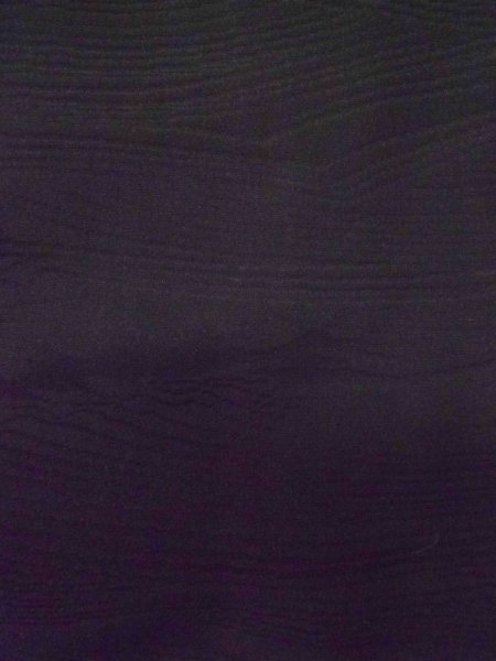 Photo6: L0914G Used Japanese women  Black HAORI short jacket / Synthetic.    (Grade A) (6)