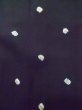 Photo5: L0914H Used Japanese women  Black HAORI short jacket / Synthetic. Dot   (Grade A) (5)