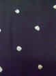 Photo6: L0914H Used Japanese women  Black HAORI short jacket / Synthetic. Dot   (Grade A) (6)