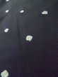 Photo8: L0914H Used Japanese women  Black HAORI short jacket / Synthetic. Dot   (Grade A) (8)
