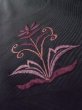 Photo9: Mint L0914N Used Japanese women  Black HAORI short jacket / Silk. Flower,   (Grade A) (9)
