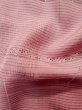 Photo12: L0914Q Used Japanese women Pale Pink HAORI short jacket / Silk. Line,   (Grade C) (12)