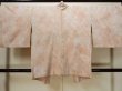 Photo2: Mint L0914U Used Japanese womenPale Light Coral HAORI short jacket / Silk. Dapple pattern   (Grade A) (2)