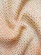 Photo11: Mint L0914U Used Japanese womenPale Light Coral HAORI short jacket / Silk. Dapple pattern   (Grade A) (11)