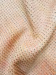 Photo12: Mint L0914U Used Japanese womenPale Light Coral HAORI short jacket / Silk. Dapple pattern   (Grade A) (12)