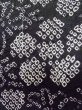 Photo5: L0914W Used Japanese women  Black HAORI short jacket / Silk. Abstract pattern   (Grade C) (5)