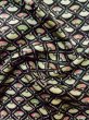 Photo10: L0914X Used Japanese women  Black HAORI short jacket / Silk. Folding fan   (Grade B) (10)