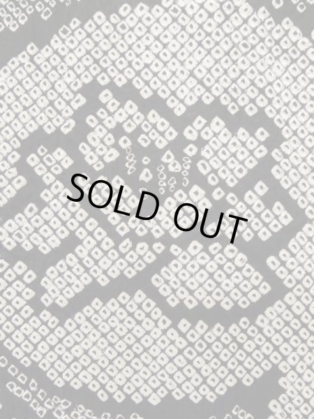 Photo4: L0915B Used Japanese women  Black HAORI short jacket / Silk. Flower,   (Grade B) (4)