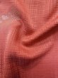 Photo13: L0921K Used Japanese women Pale Pink HAORI short jacket / Silk.  Ear of rice, umbrella  (Grade C) (13)