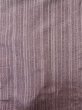 Photo3: Mint L0921Y Used Japanese womenPale Brownish Purple HAORI short jacket / Silk. Abstract pattern   (Grade B) (3)