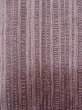 Photo6: Mint L0921Y Used Japanese womenPale Brownish Purple HAORI short jacket / Silk. Abstract pattern   (Grade B) (6)