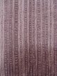 Photo6: Mint L0921Y Used Japanese womenPale Brownish Purple HAORI short jacket / Silk. Abstract pattern   (Grade B) (6)