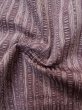 Photo9: Mint L0921Y Used Japanese womenPale Brownish Purple HAORI short jacket / Silk. Abstract pattern   (Grade B) (9)