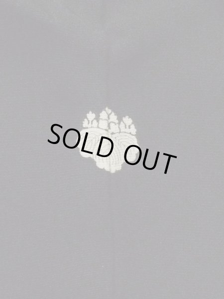 Photo3: L0921Z Used Japanese women  Black HAORI short jacket / Silk. Mountain,   (Grade A) (3)