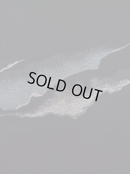 Photo6: L0921Z Used Japanese women  Black HAORI short jacket / Silk. Mountain,   (Grade A) (6)