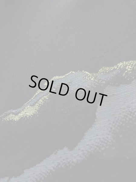 Photo9: L0921Z Used Japanese women  Black HAORI short jacket / Silk. Mountain,   (Grade A) (9)