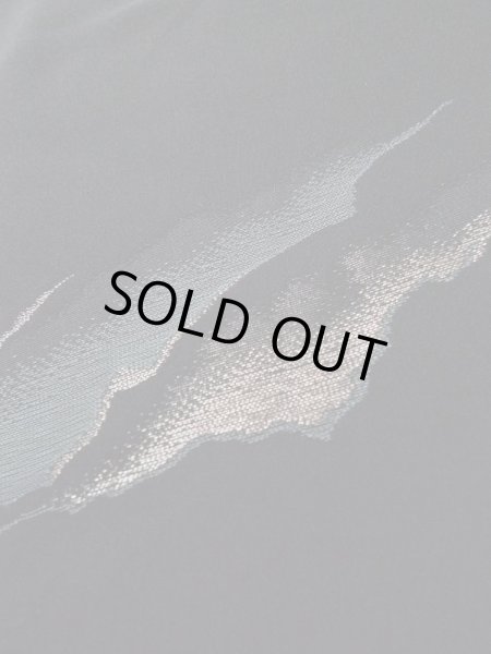 Photo11: L0921Z Used Japanese women  Black HAORI short jacket / Silk. Mountain,   (Grade A) (11)