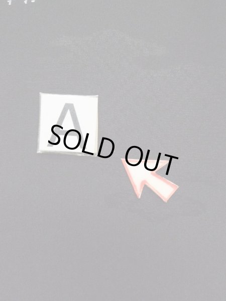 Photo11: L0922A Used Japanese women  Black HAORI short jacket / Silk. Temple,   (Grade D) (11)