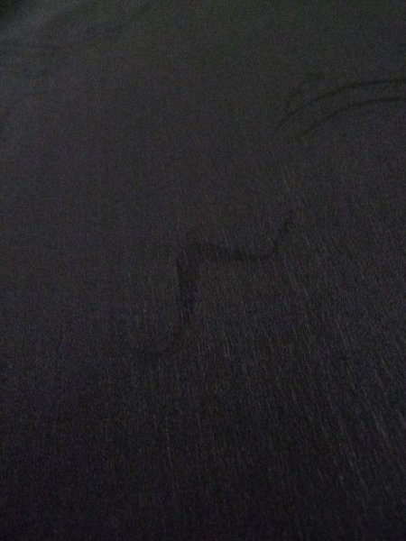 Photo9: L0922C Used Japanese women  Black HAORI short jacket / Silk.    (Grade B) (9)