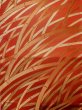 Photo4: Mint L0929B Vintage Japanese Kimono   Red FUKURO OBI sash Bamboo    Synthetic. (Grade A) (4)