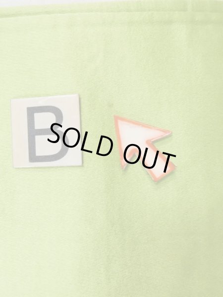 Photo13: L1005J Vintage Japanese Kimono   Silver FUKURO OBI sash Iris Silk. (Grade B) (13)