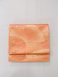Photo2: Mint L1005K Vintage Japanese Kimono Pale Light Pink FUKURO OBI sash Folding fan Silk. (Grade A) (2)