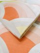 Photo11: L1006B Vintage Japanese Kimono Pale Light Multi Color FUKURO OBI sash Abstract pattern Silk. (Grade C) (11)