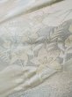 Photo8: L1012A Vintage Japanese Kimono   White FUKURO OBI sash KIKYO Japanese balloonflower Silk. (Grade C) (8)