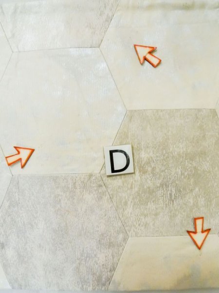 Photo15: L1012B Vintage Japanese Kimono   Off White FUKURO OBI sash Tortoise-shell pattern― Hexagonal pattern Silk. (Grade C) (15)