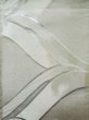 Photo3: L1012C Vintage Japanese Kimono   Silver FUKURO OBI sash Abstract pattern Silk. (Grade B) (3)