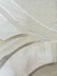 Photo5: L1012C Vintage Japanese Kimono   Silver FUKURO OBI sash Abstract pattern Silk. (Grade B) (5)