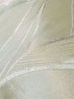 Photo9: L1012C Vintage Japanese Kimono   Silver FUKURO OBI sash Abstract pattern Silk. (Grade B) (9)