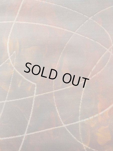 Photo5: L1012O Vintage Japanese Kimono   Multi Color FUKURO OBI sash Abstract pattern Silk. (Grade B) (5)