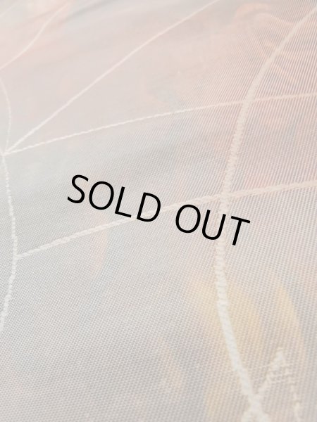 Photo10: L1012O Vintage Japanese Kimono   Multi Color FUKURO OBI sash Abstract pattern Silk. (Grade B) (10)