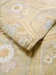 Photo11: L1012Q Vintage Japanese Kimono   Beige FUKURO OBI sash Flower Silk. (Grade C) (11)