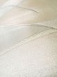 Photo8: L1012V Vintage Japanese Kimono   Silver FUKURO OBI sash Grass Silk. (Grade B) (8)