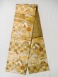 Photo1: Mint L1013C Vintage Japanese Kimono   Gold FUKURO OBI sash Chrysanthemum Silk. (Grade A) (1)