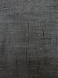 Photo6: L1019F Used Japanese women  Gray TSUMUGI pongee / Silk. Abstract pattern   (Grade A) (6)